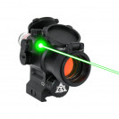 AT3 LEOS GREEN kolimátor s laserem