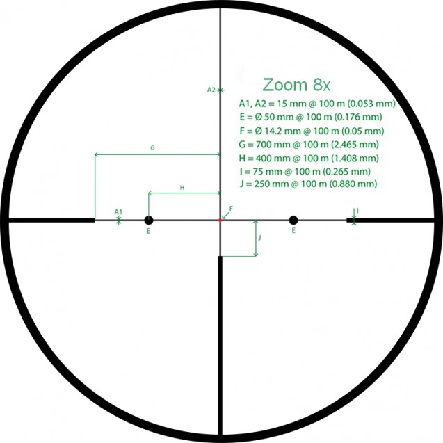Delta Titanium 2,5-16x50 SF 2D