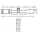 UTG 10X44 Compact ,Glass Mil-Dot