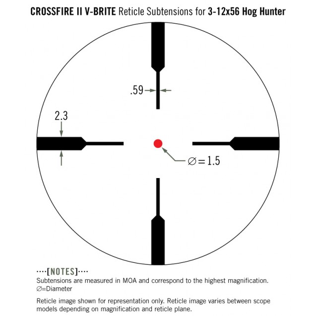 Vortex Crossfire II 3-12x56  Hog Hunter