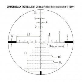 Vortex Diamondback Tactical 6-24x50 FFP EBR-2C MRAD